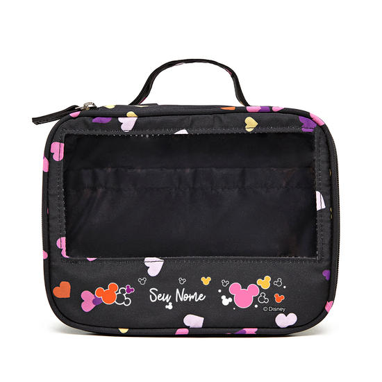  Necessaire Makeup Double - Corações Flutuantes - Mickey Summer