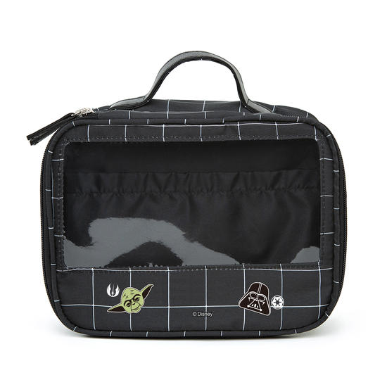  Necessaire Makeup Double - Grid Preta - Star Wars Patches