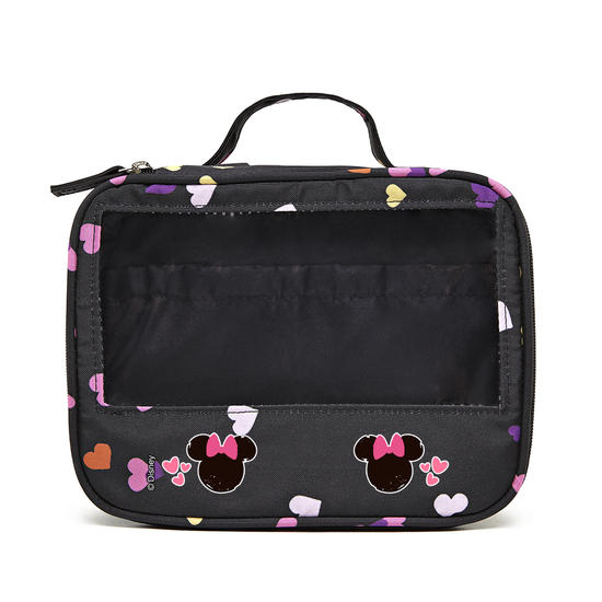  Necessaire Makeup Double - Corações Flutuantes - Minnie Love