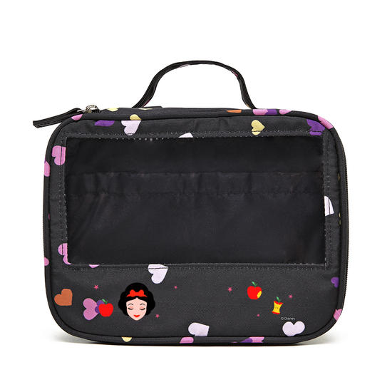  Necessaire Makeup Double - Corações Flutuantes - Branca de Neve Patches