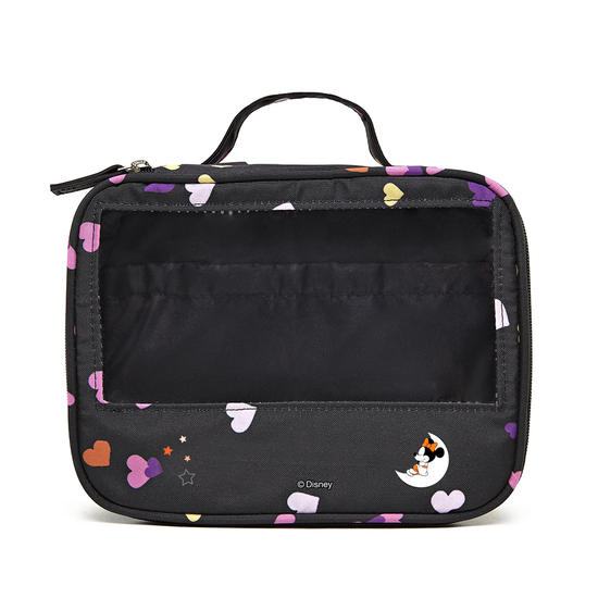  Necessaire Makeup Double - Corações Flutuantes - Minnie na Lua