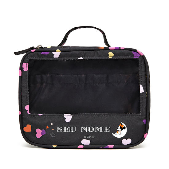  Necessaire Makeup Double - Corações Flutuantes - Minnie na Lua