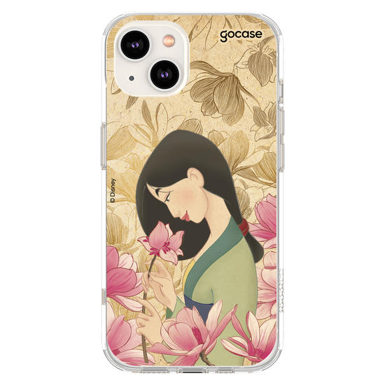 Capinha para celular Disney - Princesas - Flores