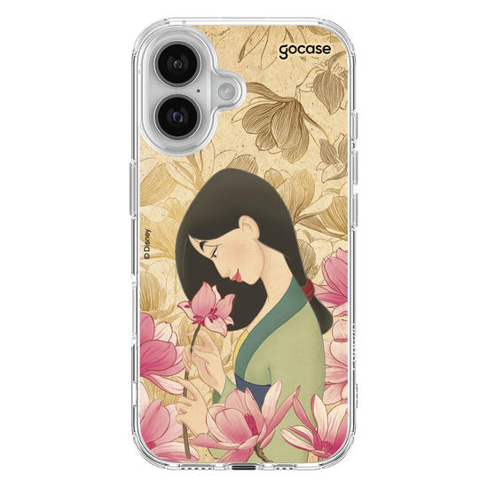 Capinha para celular Disney - Princesas - Flores