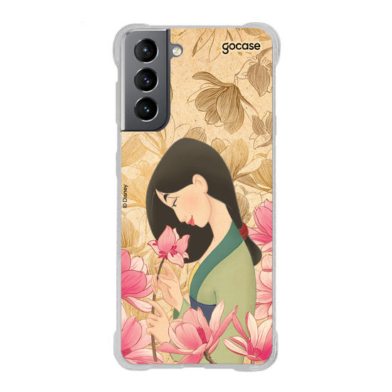 Capinha para celular Disney - Princesas - Flores