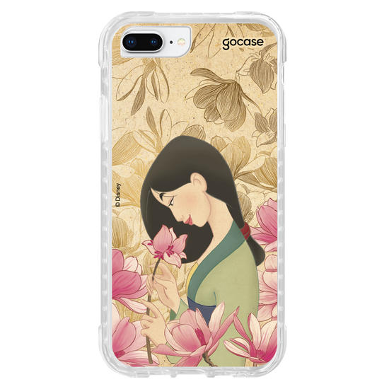 Capinha para celular Disney - Princesas - Flores