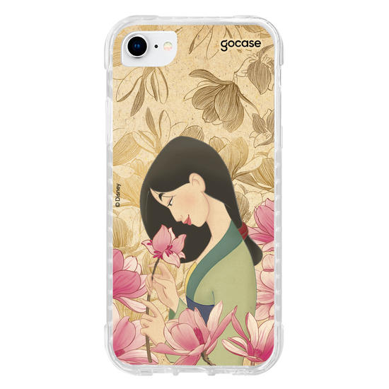 Capinha para celular Disney - Princesas - Flores