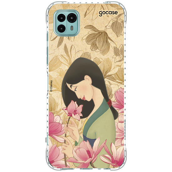 Capinha para celular Disney - Princesas - Flores