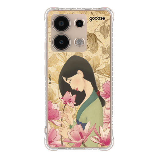 Capinha para celular Disney - Princesas - Flores