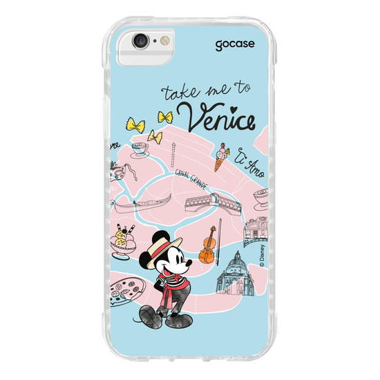 Capinha para celular Mickey & Amigos - Mickey Viajante Veneza