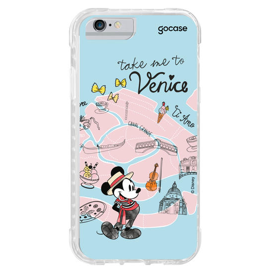 Capinha para celular Mickey & Amigos - Mickey Viajante Veneza
