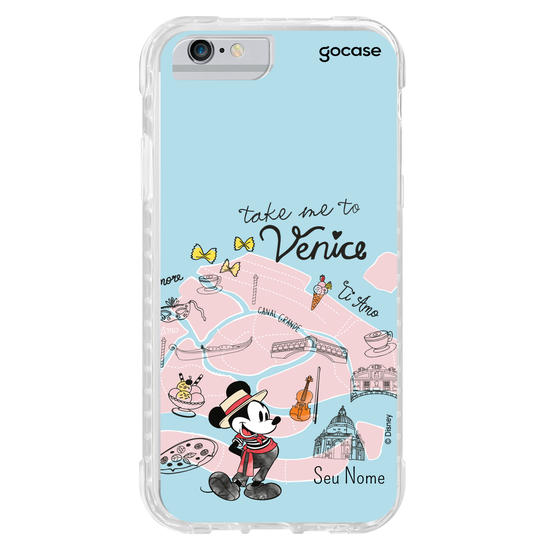 Capinha para celular Mickey & Amigos - Mickey Viajante Veneza