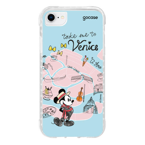 Capinha para celular Mickey & Amigos - Mickey Viajante Veneza