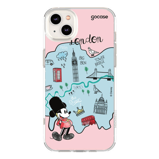 Capinha para celular Mickey & Amigos - Mickey Viajante Londres