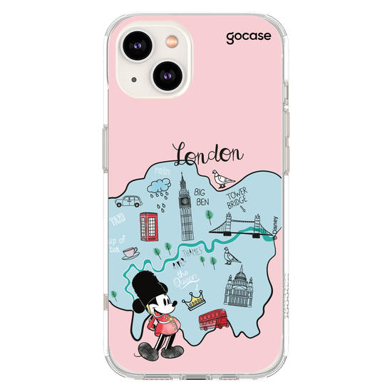Capinha para celular Mickey & Amigos - Mickey Viajante Londres