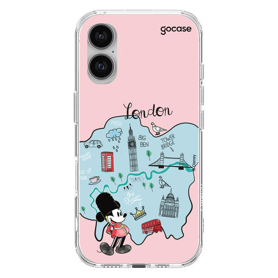 Capinha para celular Mickey & Amigos - Mickey Viajante Londres