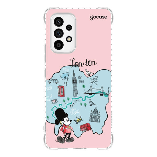 Capinha para celular Mickey & Amigos - Mickey Viajante Londres