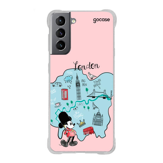 Capinha para celular Mickey & Amigos - Mickey Viajante Londres