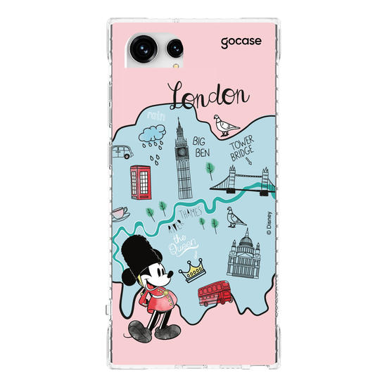 Capinha para celular Mickey & Amigos - Mickey Viajante Londres