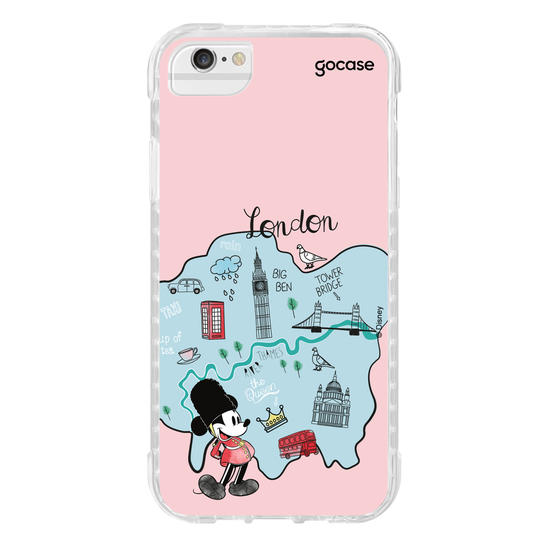 Capinha para celular Mickey & Amigos - Mickey Viajante Londres