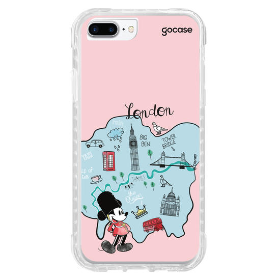 Capinha para celular Mickey & Amigos - Mickey Viajante Londres