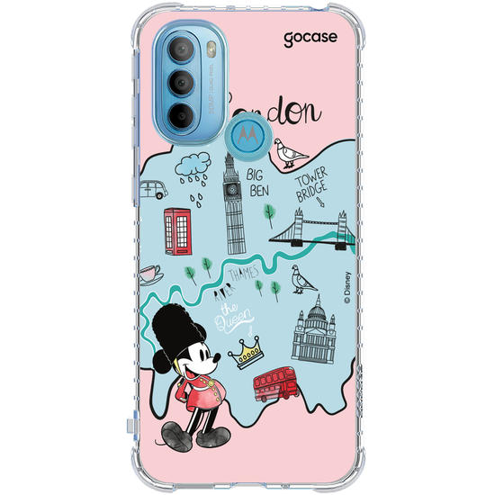 Capinha para celular Mickey & Amigos - Mickey Viajante Londres