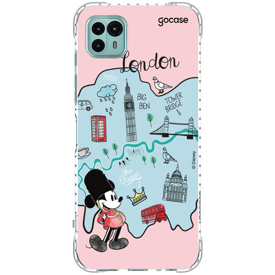 Capinha para celular Mickey & Amigos - Mickey Viajante Londres