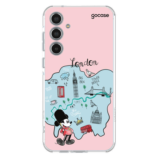 Capinha para celular Mickey & Amigos - Mickey Viajante Londres