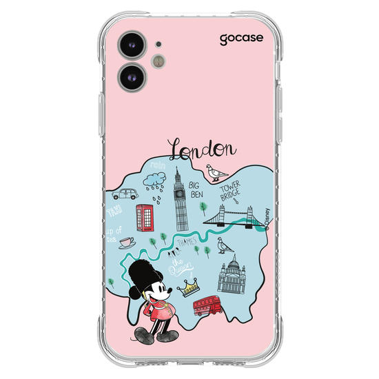 Capinha para celular Mickey & Amigos - Mickey Viajante Londres