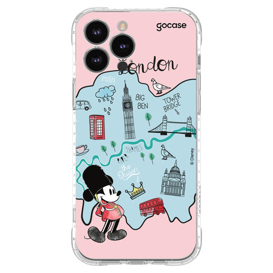 Capinha para celular Mickey & Amigos - Mickey Viajante Londres