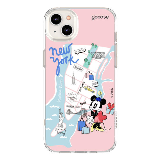 Capinha para celular Mickey & Amigos - Minnie Viajante Nova York