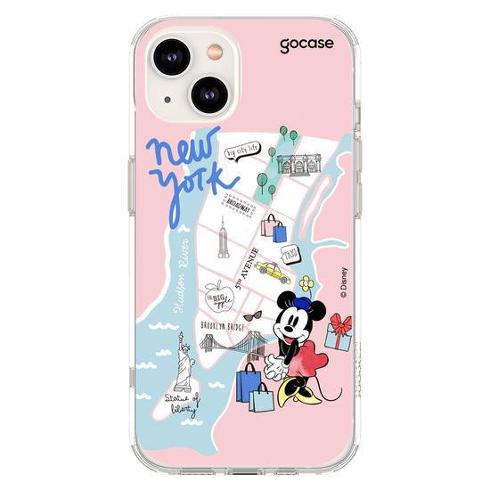 Capinha para celular Mickey & Amigos - Minnie Viajante Nova York