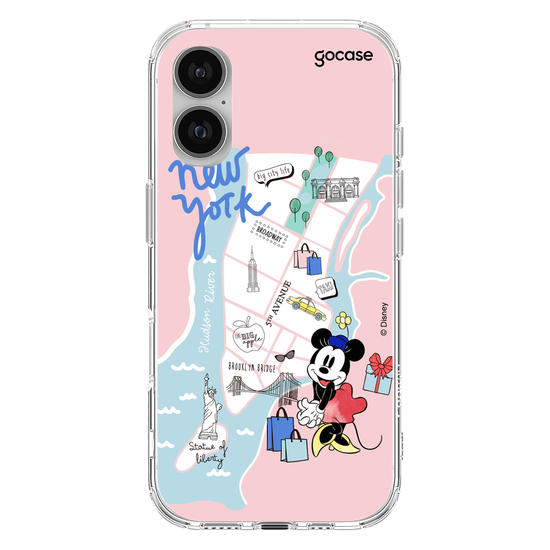 Capinha para celular Mickey & Amigos - Minnie Viajante Nova York