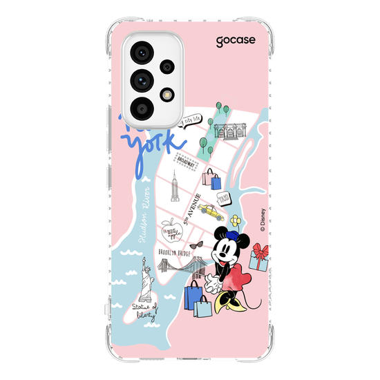 Capinha para celular Mickey & Amigos - Minnie Viajante Nova York
