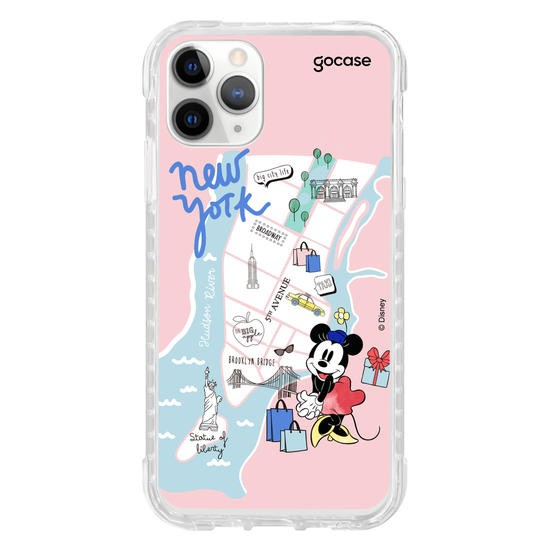 Capinha para celular Mickey & Amigos - Minnie Viajante Nova York