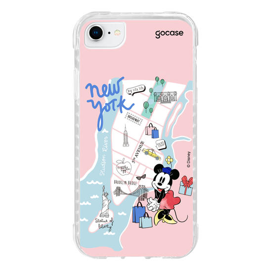 Capinha para celular Mickey & Amigos - Minnie Viajante Nova York