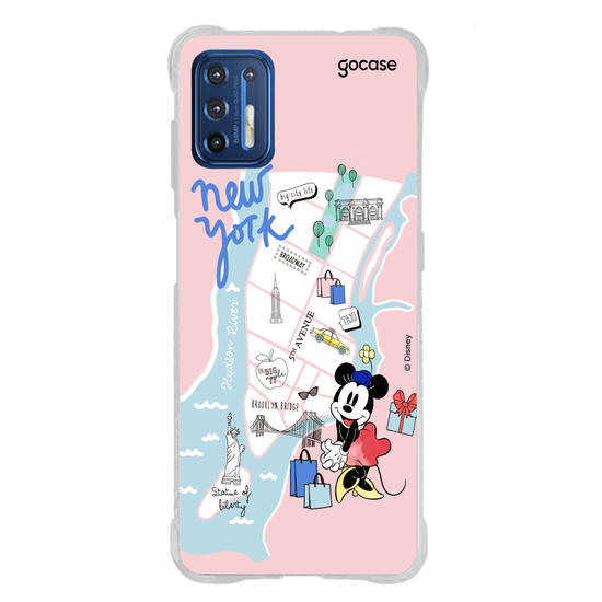 Capinha para celular Mickey & Amigos - Minnie Viajante Nova York