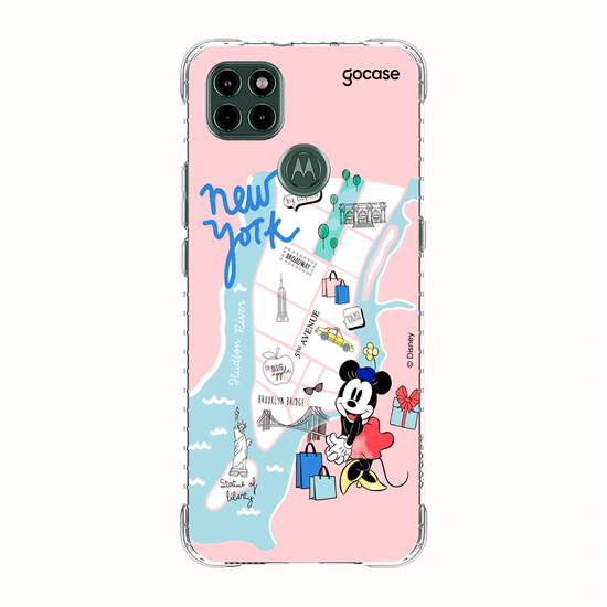 Capinha para celular Mickey & Amigos - Minnie Viajante Nova York