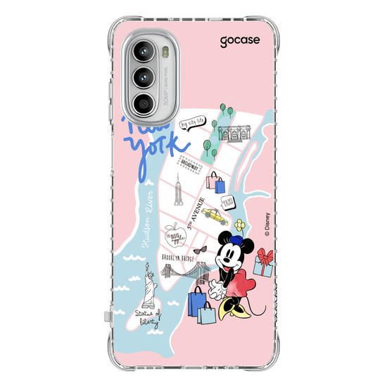 Capinha para celular Mickey & Amigos - Minnie Viajante Nova York