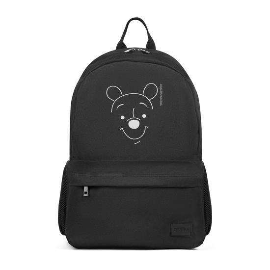 Mochila Pop Preta - Pooh - Lineart Big Face