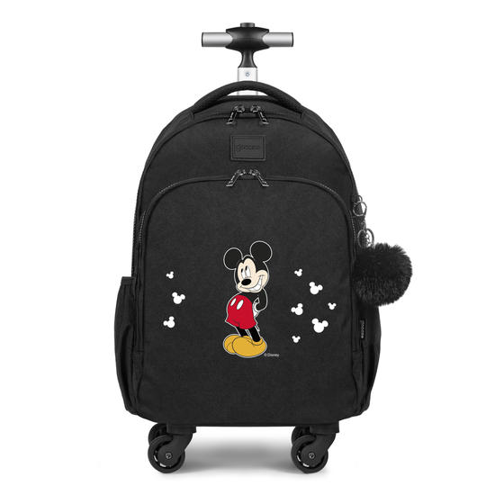 Mochila de Carrinho 4 Rodas Fun - Hello Mickey
