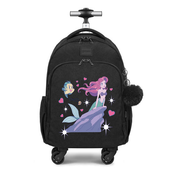 Mochila de Carrinho 4 Rodas Fun - Ariel e Linguado Anime