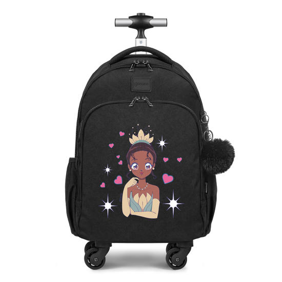 Mochila de Carrinho 4 Rodas Fun - Tiana Anime