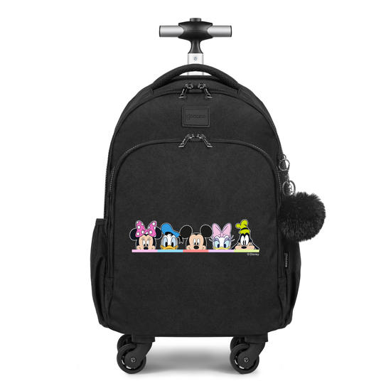 Mochila de Carrinho 4 Rodas Fun - Mickey e Seus Amigos - Paleta