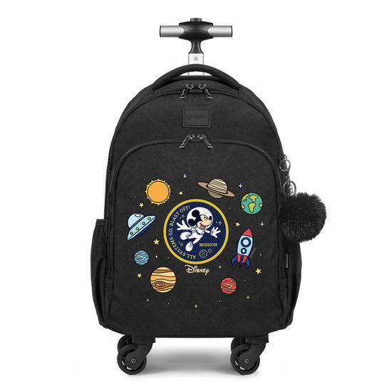 Mochila de Carrinho 4 Rodas Fun - Mickey Astronauta