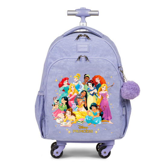 Mochila de Carrinho 4 Rodas Fun - Princesas - Sempre Unidas