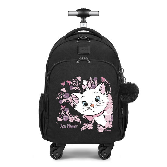 Mochila de Carrinho 4 Rodas Fun - Marie - Cute Cat