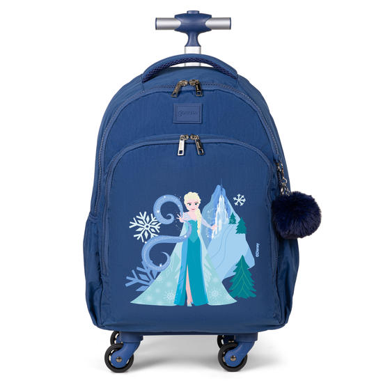 Mochila de Carrinho 4 Rodas Fun - Frozen - Elsa e os Poderes de Gelo