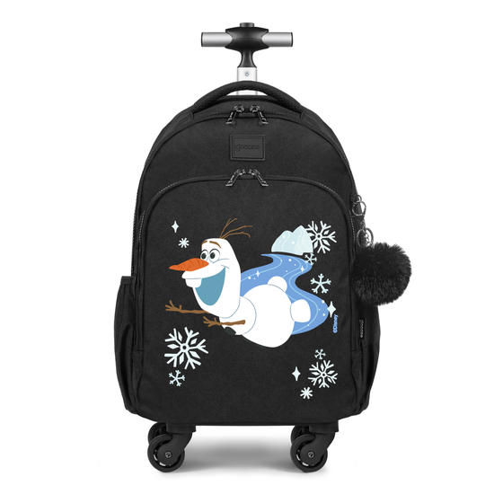 Mochila de Carrinho 4 Rodas Fun - Frozen - Olaf - Alegre na Neve