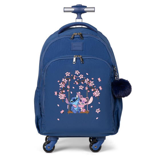 Mochila de Carrinho 4 Rodas Fun - Stitch e Angel - Jardim